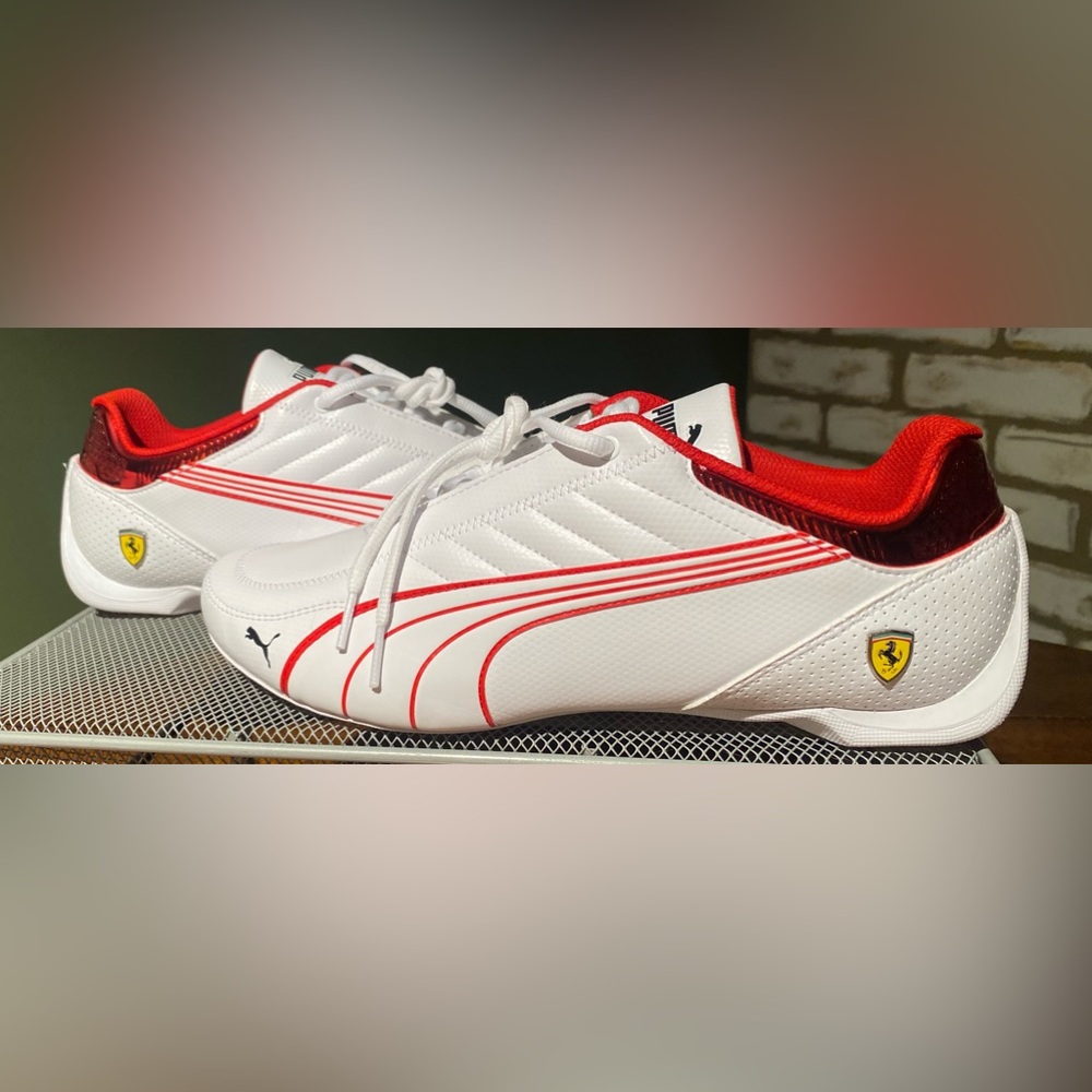🔴30% off Black Friday! Scuderia Ferrari x Future Kart Cat 'White Rosso Corsa